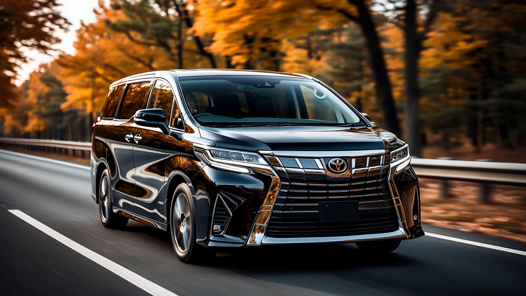Toyota Alphard H40 четвертое поколение, премиальный 7-местный минивэн на платформе TNGA-K, 2023 год